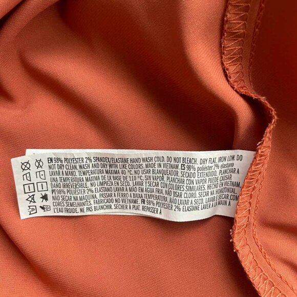 Forever 21 Rust Strappy Cami Top XL – Soft Lightweight Flowy Style - Picture 7 of 9